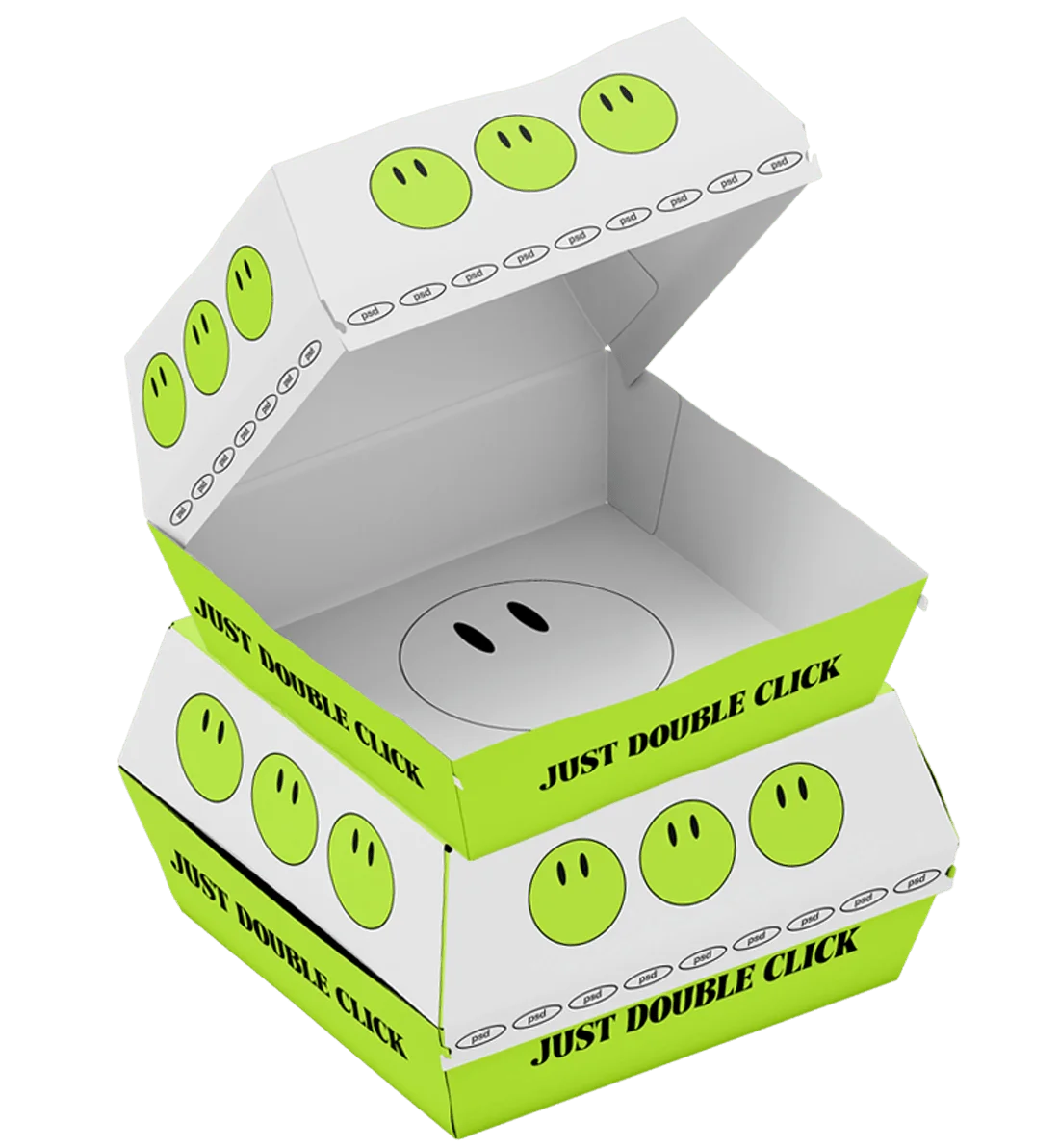Retro Burger Box